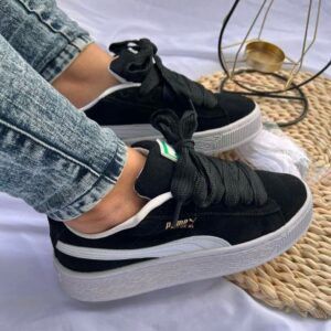Puma Suede XL Negro Blanco